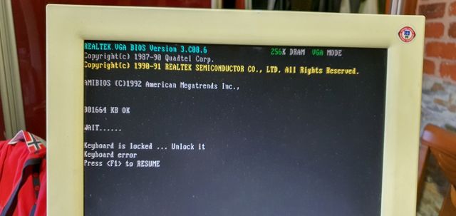 placa base opcional procesador y ram Cyrix retro