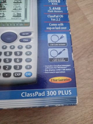 Calculadora cintífica Classpad 300 plus