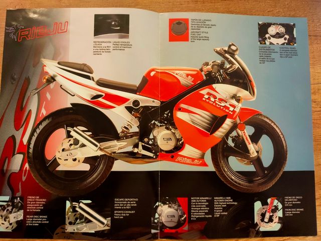catalogo rieju RS1 49cc varios modelos