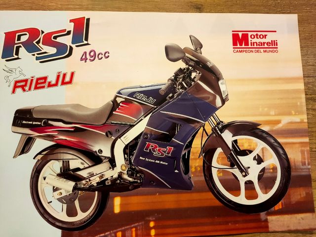 catalogo rieju RS1 49cc varios modelos