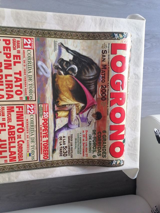 cartel de Logroño Plaza de toros año 2000