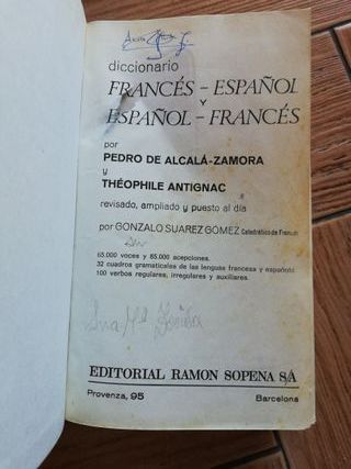 Diccionario español-francés