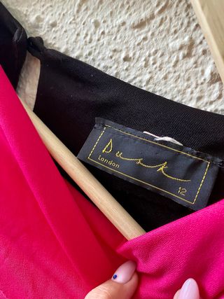 Vestido midi elástico Dusk London talla M/L