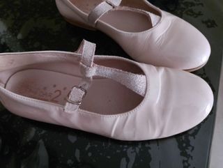 zapatos niña de piel