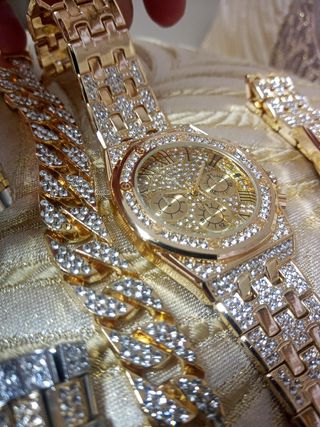 Reloj de cuarzo unisex,cronógrafo de lujo,estrenar