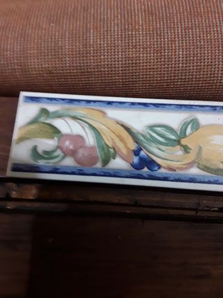 AZULEJOS ANTIGUOS PINTADOS A MANO DE 20X6,5