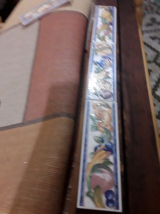 AZULEJOS ANTIGUOS PINTADOS A MANO DE 20X6,5