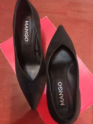 Zapatos de antelina espectacular 