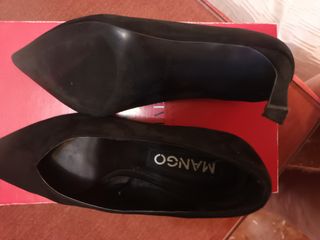 Zapatos de antelina espectacular 