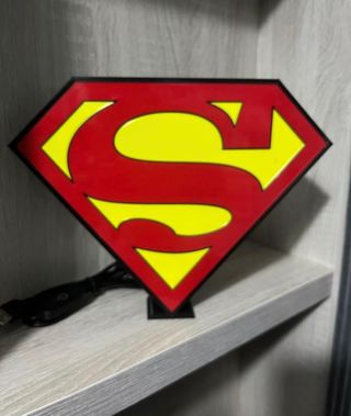 LUMINOSO SUPERMAN XXL colgar pared