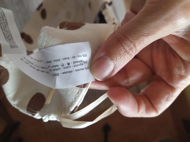 Falda pantalón lino lunares Zara