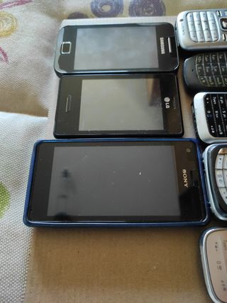 Colección de móviles antiguos