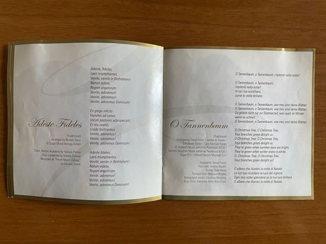 CD Andrea Bocelli “My Christmas”