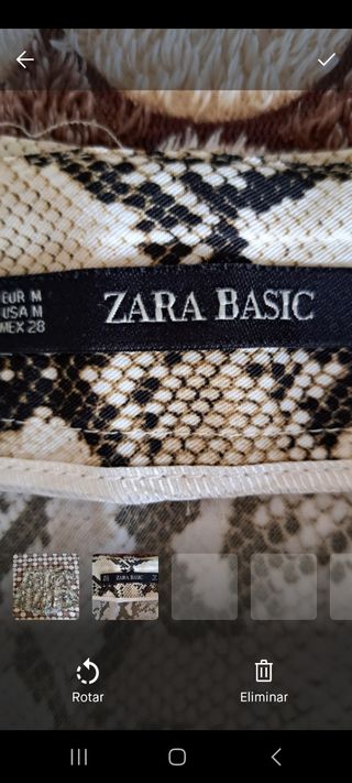 Falda pantalón  zara