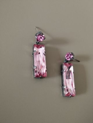 Pendientes rosas Swarovski