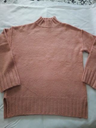 Jersey color salmón y.M muy calentito