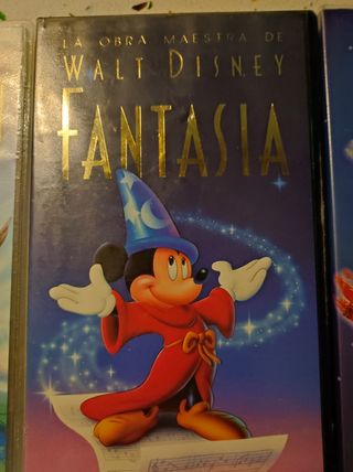 cintas VHS Walt Disney.retro,colección,vintage