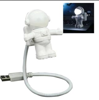 Original astronauta USB LED,luz de noche ajustable