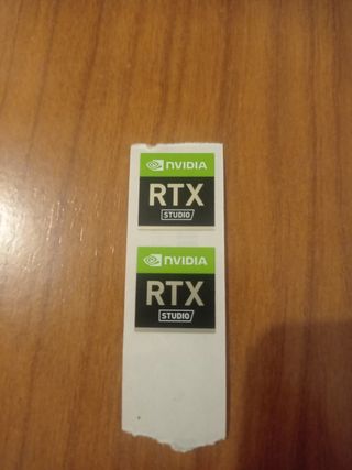 Pegatina RTX studio