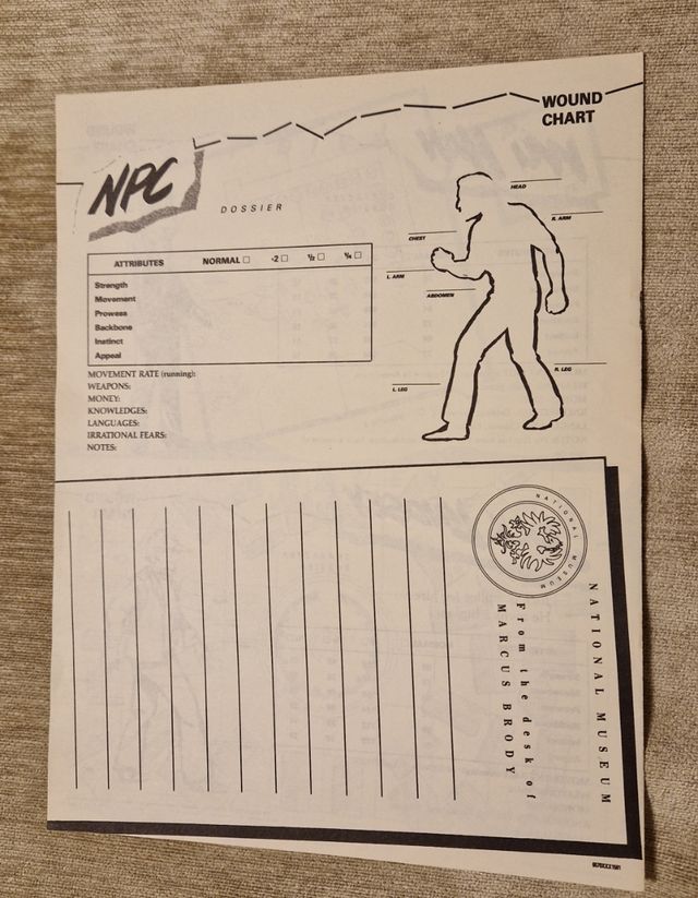 Indiana Jones, The Adventures RPG TSR6570