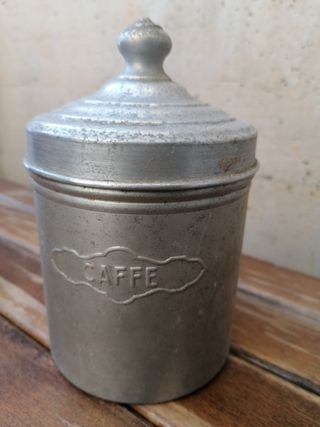 caffetteria vintage + barattolo