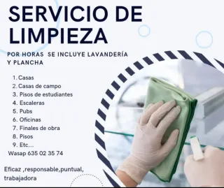 Servicio de limpieza