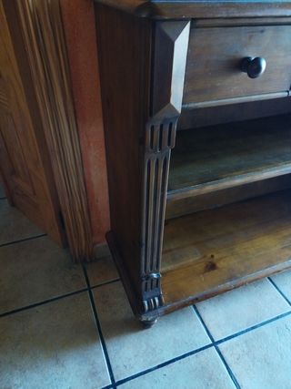 Recibidor madera maciza