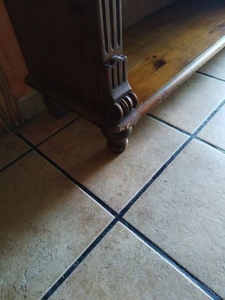 Recibidor madera maciza