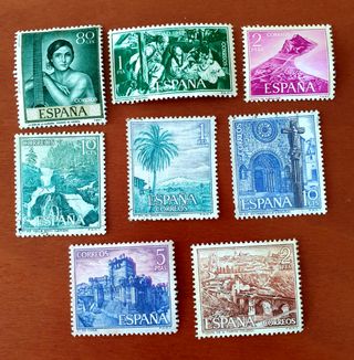 40 Sellos usados de España