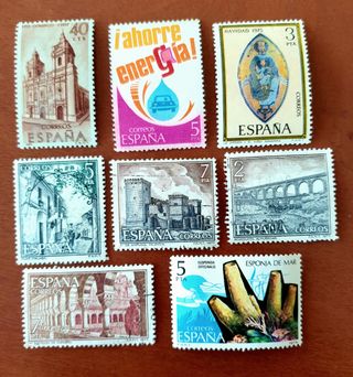 40 Sellos usados de España