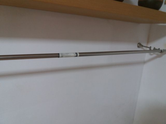 Barra cortina con soportes