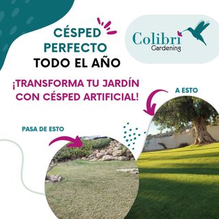 Instalador césped artificial y jardinero en Málaga