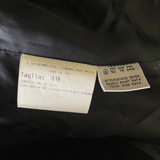 Cappotto Abitale uomo 49 / 50 IT - L Blu 100% Lana