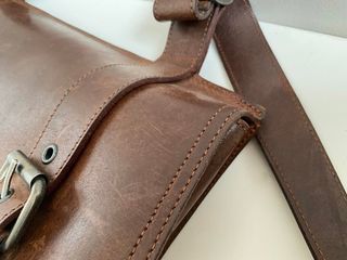 Vintage Armani bolso cuero auténtico