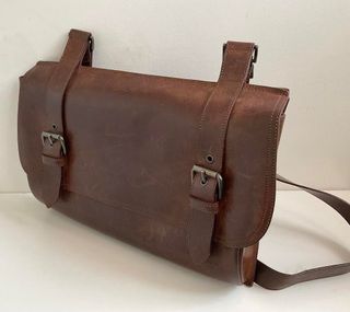 Vintage Armani bolso cuero auténtico