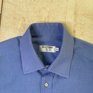 Camicia Valentino Garavani uomo M Comfort Azzurro
