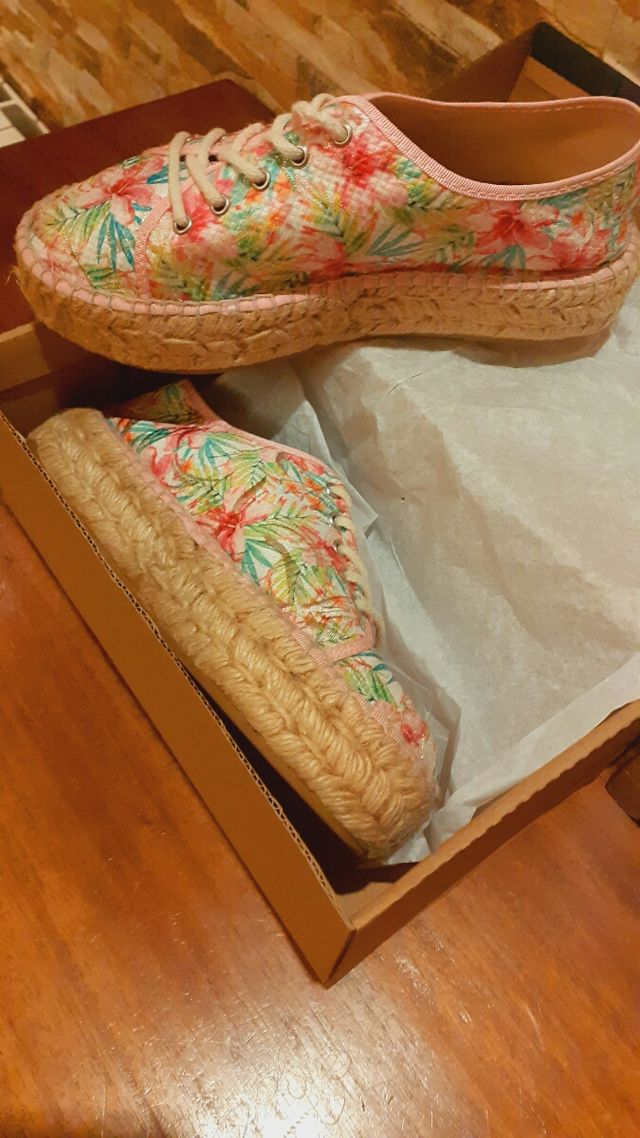 Zapatillas yute fallera VIGUERA 36