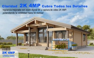 Cámara Vigilancia WiFi Exterior 360° 32GB