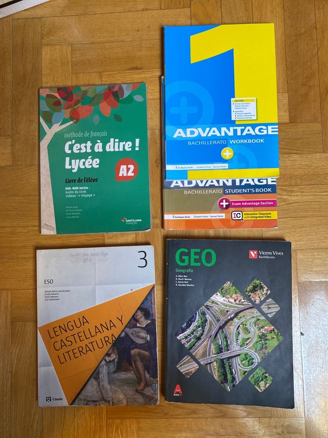 Libros ESO y bachillerato