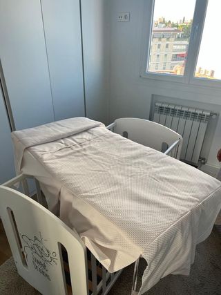 Colcha Uzturre pique rosa cuna