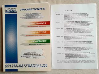 TEMARIO PROFESOR TECNOLOGÍA SECUNDARIA