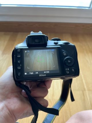 Nikon 3400D 18-55VR + Sigma 70-300 OS + funda