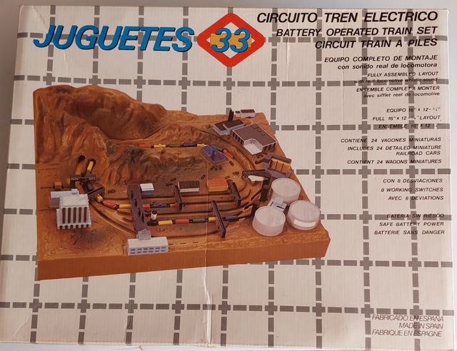 Juguetes33 Circuito tren eléctrico