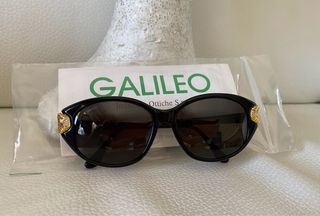Occhiali da sole donna neri vintage anni90 Galileo