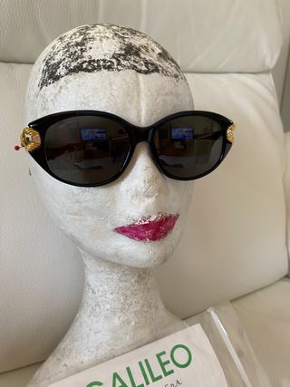 Occhiali da sole donna neri vintage anni90 Galileo