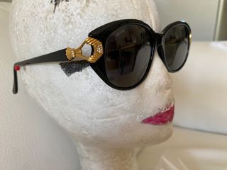 Occhiali da sole donna neri vintage anni90 Galileo