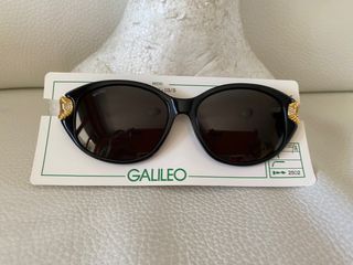Occhiali da sole donna neri vintage anni90 Galileo