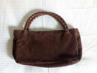 bolso cartera de pana