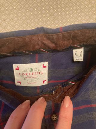 Camisa cuadros Cortefiel