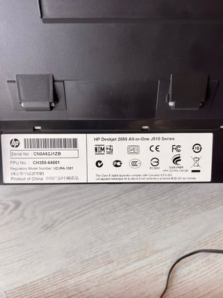 impresora hp 2050 J510 all in one